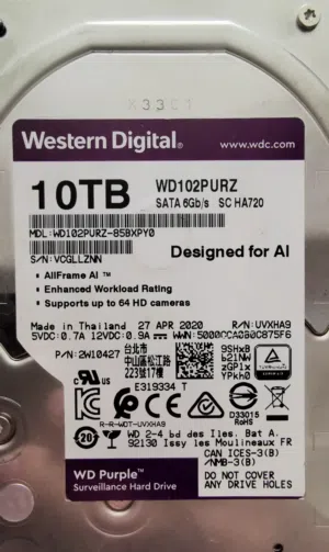 مطلوب هارد ديسك  10  TB WD PURPLE
