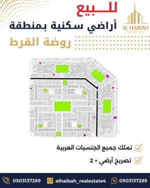 للبيع أرض تجاري / سكني – روضة القرط ، الشارقة