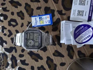 Casio Collection AE-1200WHD- 1AJF Men's Wristwatch, Silver