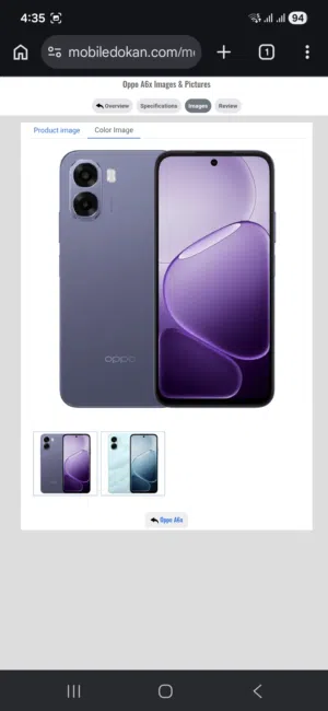 Oppo A6x for Sale, 4G,64G