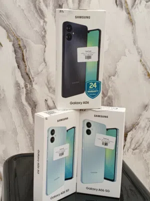 EXCLUSIVE OFFER SUMSUNG GALAXY A06 5G 4+128GB MODEL:AO66B/DS COLOUR:LIGHT GREEN
