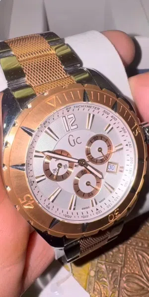 ساعة فخمة جديدة ماركة GC ملكية أنيقة
