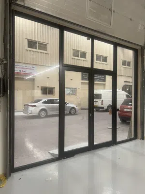 Glass and aluminum