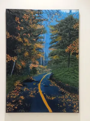 Autumn Road painting 50cm x 70cm original