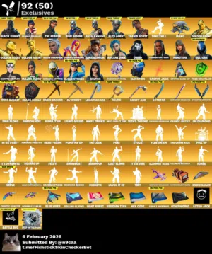 حساب فورت نايت نادر للبيع للاستفسار خاص