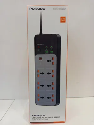 porodo 3000w 7Ac  universal power strips