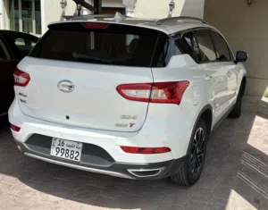 سيارة جي أيه سي GS4 2019 لون أبيض بحالة جيدة مع تأمين إلزامي سيرفس منتظم
