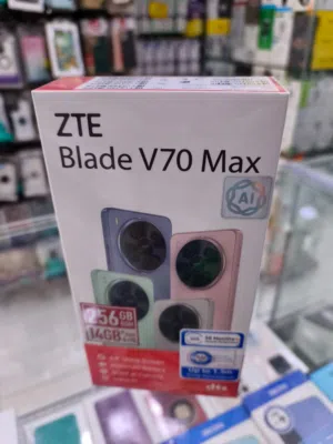 تلفون ZTE جديد نوع V70 Max رام 14 ذاكرة 256 متوفر توصيل