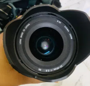 Sigma fish eye lens with hood 20-40mm