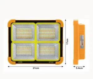كشاف  يعمل على الطاقة الشمسية وبور بنك