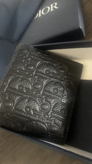 Dior Oblique Galaxy Leather Bifold Wallet