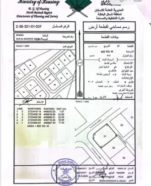 للبيع ارض كورنر بسور مزاريع وبمساحة طيبة وبسعر مناسب جداً ..