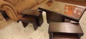 طاوله تلفزيون و طاوله وسط ضيوف