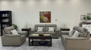 Home centre leather sofas