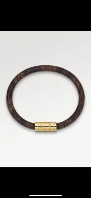 Authentic Louis Vuitton Keep It Bracelet – Damier Ebene