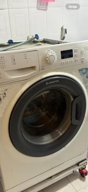 غسالة ايطالي ارستون مستعمل - تحتاج تبديل الدرم Ariston washing machine 9 Kilo