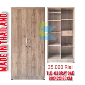 Good Quality NEW TWO DOOR CUPBOARD (MADE IN THAILAND & CHINA) خزانتين جديدتين