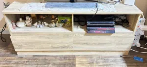 TV Table with 4 shelves