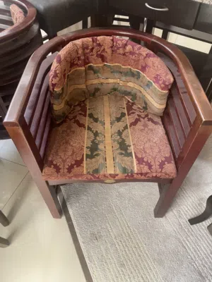 Elegant Solid Wood Accent Chairs – Comfortable & Stylish (Set of 2)