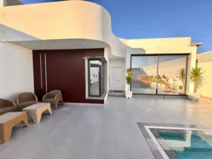 إستراحة عائلية تشطيبات حديثه vip