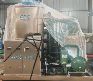 مكائن ثلج مبشور جديدة بجودة عالية Flake ice machine ( تشغيل وانتاج الثلج بطريقة سهلة جداً)
