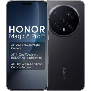 Honor Magic 8 pro معالج : 8Eilte رام : 12+12 تخزين : 512G بطارية : 7100mah بسعر حررررق