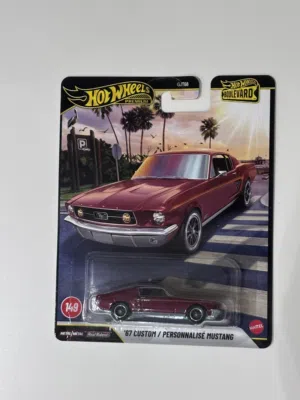 67 custom mustang hotwheels premium from boulevard set