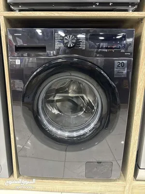 عرض نااار على غساله سامسونج 9 كيلو اسود سمارت وايفاي 1400 دوره