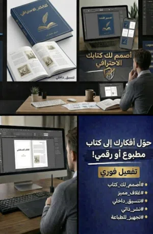 تصميم كتاب أول عميل