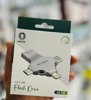 ذاكره فلاش لجميع الهواتف Green lion  4in1 usb flash drive 64GB