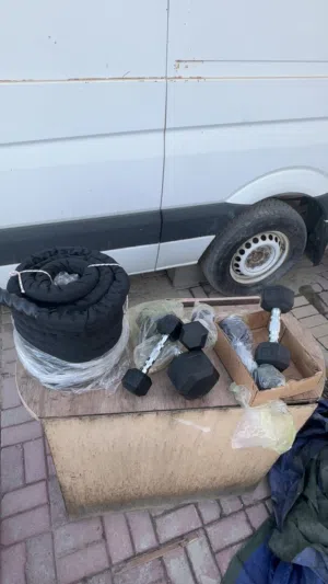 بكج كامل دنبل 10باوند قطعتين و 15باوند و حبل