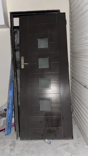 ابواب خشب العدد 2 بيت اسكان شرق الحد ضد الحريق جودة عالية جدا