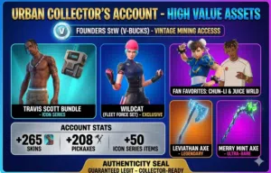 للبيع حساب فورتنايت (نادر جداً) - Fortnite   Account for Sale. ( قابل بدل أحساب بحساب حق فالورنات)