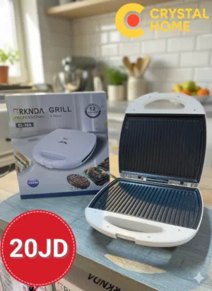 جرل كهربائي أبيض – حماصة وشواية متعددة الاستخدامات