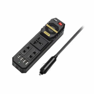 انفرتر للسيارة بقوة 200 واط - لون اسود من نيوتن ستورز nw3468