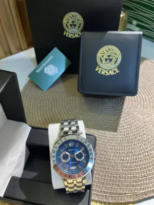 Versace Men’s Luxury Watch – Full Set – 2 Years Warranty