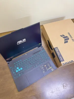 لابتوب asus f15 rtx 4060 ryzen 7 نظيف جدا شبه وكالة 2024
