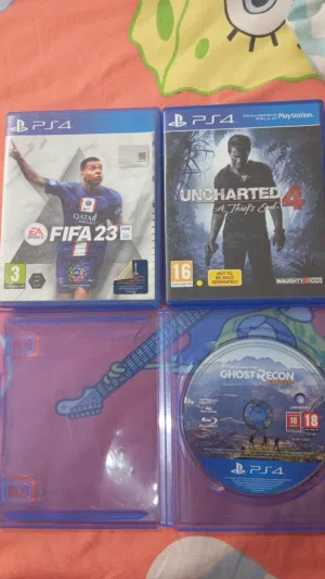 uncharted 4  Ghost recon wildlands   نضاف مرا fifa 23