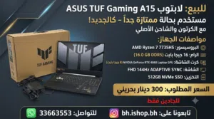 Gaming Laptop ASUS TUF Gaming A15 (FA507)