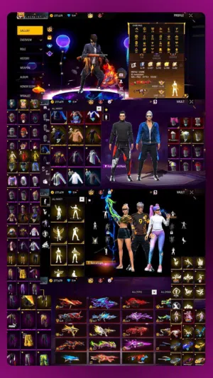 Free Fire Accounts and Characters for Sale in Irbid