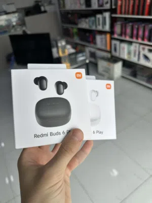 سماعات Redmi Buds 6 Play جديدة أصلية – جودة ممتازة وسعر مناس warrenty 1 year best good battery