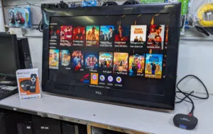 32" LCD TV Good Working Condition with Smart TV Box(FREE  All Country Live TV Channels)