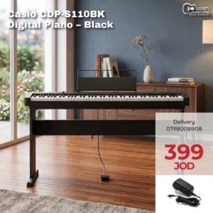 كاسيو بيانو – Casio CDP-S110-BK Digital Piano – Black