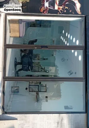 باب المنيوم واجهه كبيره وكاله للبيع