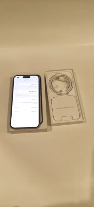 iPhone 15, like new, 84% battery health, with box, 256GB storage