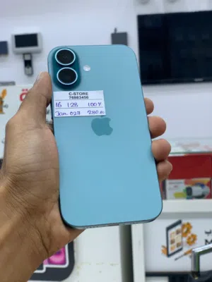 iPhone 16 -128 GB - Good condition phone ,100% BH - warranty Jan 2027