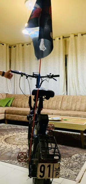بسكليت بلكترونه فل اضافات مش ناقصها برغي 48 فولت بطاريه16 أمبير +زمور+ضو لد+سنتر لوك + نطاز امامي وخ