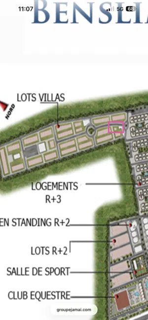 Premium 300m2 "Isolated" Villa land - Exclusive Privacy in Benslimane Hay Nassim