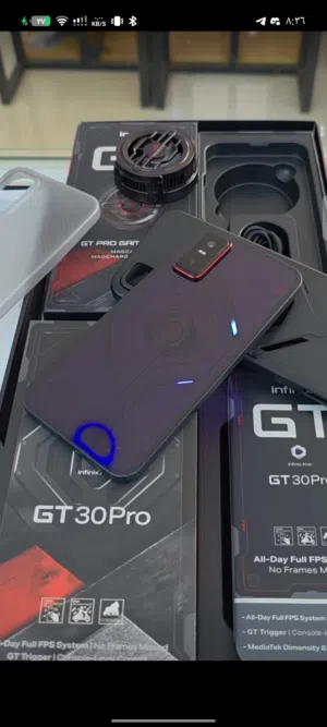 انفنكس GT30 برو 120فريم ف ببجي تابتات السعر ساوم ويجي معاه مبرد وخيط شحنه