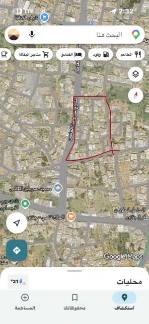 مطلوب قطعة ارض بجوار مستوصف سيدي مسعود وين ما محدد فلخريطه